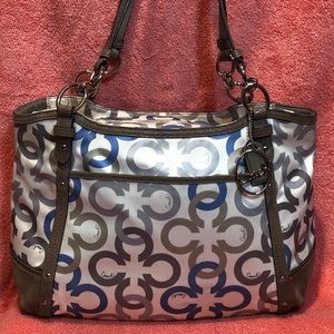 Coach Alexandra Chain Clover Link Tote